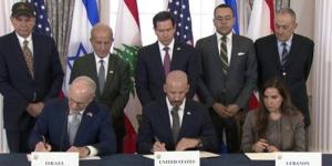 لبنان وإسرائيل يوقعان اتفاقا إطاريا برعاية أمريكية - المدينة برس