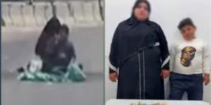 ضبط سيدة وطفلها يفترشان الطريق لاستجداء المارة بطريقة إلحاحية بالشرقية - المدينة برس
