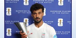 رامين رضائيان أفضل لاعب بمباراة مصر وإيران - المدينة برس