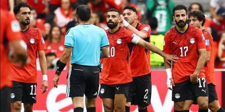 محمود صابر يسجل الهدف الأول لمنتخب مصر في مرمى إيران - المدينة برس