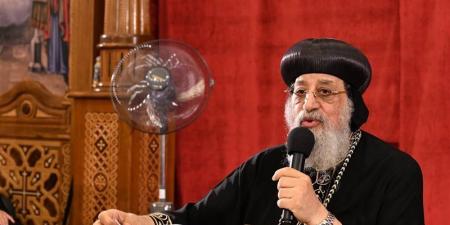 البابا تواضروس: ثورة 30 يونيو أنقذت الوطن من مصير مجهول ومصر تستحق أن نتعب من أجلها - المدينة برس