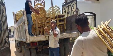 أبو النمرس تواصل حملات رفع الإشغالات والتشجير وإزالة 385 طن مخلفات - المدينة برس