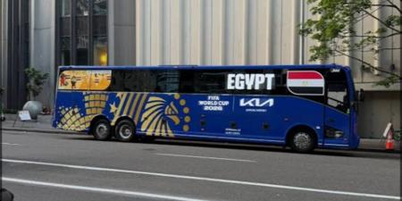 حافلة منتخب مصر تتحرك إلى ملعب أتلانتا إستعدادا لمواجهة الأرجنتين - المدينة برس