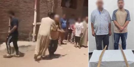 ضبط شخص ونجله تعديا على سيدتين بعصا خشبية في البحيرة - المدينة برس