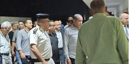 وزير النقل يغادر موقع حادث قطار الغربية بعد الاطمئنان على المصابين وانتظام الحركة - المدينة برس