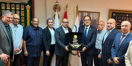 رئيس اللجنة الأولمبية المصرية يستقبل وفد "الأنوكا" لتعزيز العلاقات الرياضية القارية - المدينة برس