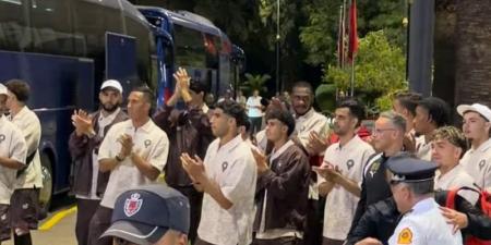 بعثة المنتخب تصل إلى مطار الرباط - سلا - بوابة المدينة برس