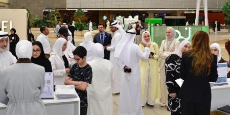 إقبال طلابي كبير على حملة القبول بجامعة الكويت - بوابة المدينة برس