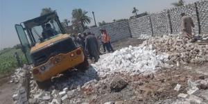 تنفيذًا لتوجيهات محافظ قنا، إزالة 14 حالة تعدٍ على 1710 أمتار أملاك دولة بقنا - المدينة برس