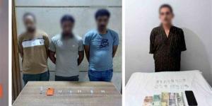 صور صاحبه عشان يفضحه، خلاف على تعاطي المخدرات يسقط 3 مدمنين في قبضة الأمن - المدينة برس