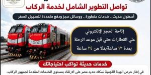 قرار عاجل من السكك الحديدية بشأن حجز تذاكر القطارات إلكترونيا - المدينة برس