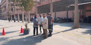 رئيس شبرا الخيمة تتابع إصلاح هبوط أرضي بحي غرب - المدينة برس
