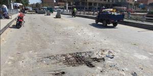 انهيار جزئي بكوبري "شنودة" في طنطا، والأجهزة التنفيذية تكثف جهودها لتأمين الموقع (فيديو) - المدينة برس