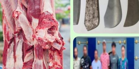 معركة "الجزارين" في سوق اللحوم، منافسة الأسعار تحولت إلى حرب شوارع بالسواطير والشوم - المدينة برس