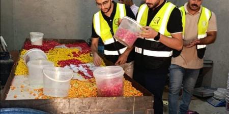 ضبط 2 طن حلوى فاسدة داخل مصنع غير مرخص بالغربية - المدينة برس