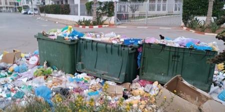 تراكم النفايات يؤرق سكان طنجة .. ويضع مجلس المدينة تحت الضغط - بوابة المدينة برس