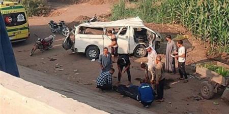 بين صراخ الركاب وسقوط الميكروباص، كواليس الدقائق الأخيرة لضحايا حادث طريق "بنها الحر" - المدينة برس
