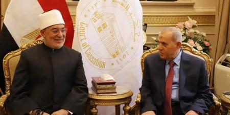 رئيس محكمة النقض يشيد بدور دار الإفتاء في نشر صحيح الدين وتعزيز الوعي الرشيد - المدينة برس
