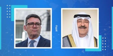 سمو أمير البلاد يتلقى اتصالا هاتفيا من رئيس الوزراء البريطاني - بوابة المدينة برس