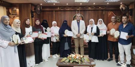 تكريم الطلاب الفائزين في مسابقة "التميز والإبداع" بدمياط - المدينة برس