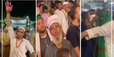 مجاذيب يا رسول الله، شاهد ماذا فعل عشاق سيدي الفرغل في ليلته الختامية بأسيوط - المدينة برس