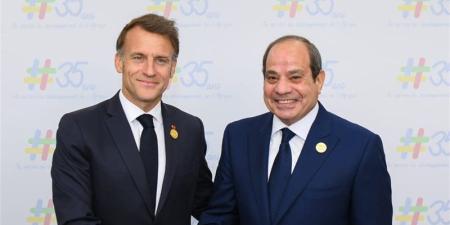 السيسي وماكرون يبحثان سبل تحقيق التهدئة وخفض التصعيد الراهن بالمنطقة - المدينة برس