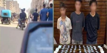 من على الدراجة النارية إلى قبضة الشرطة، تفاصيل ضبط 3 مروجين للمخدرات بشبرا الخيمة - المدينة برس
