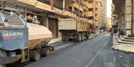 محافظة الإسكندرية تواصل تطوير شبكة الطرق، رصف وترميم كوبري أبيس و9 شوارع حيوية - المدينة برس