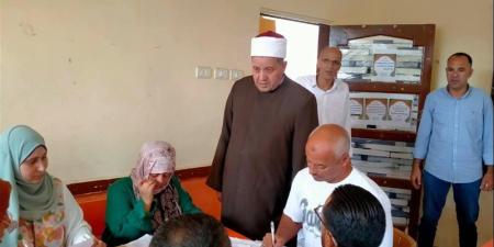 رئيس أزهر القليوبية يتابع أعمال تصحيح امتحانات الدور الثاني للشهادة الابتدائية - المدينة برس