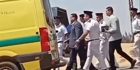 مدير أمن الإسماعيلية يصل موقع حادث الدواويس ويشرف على نقل الضحايا والمصابين - المدينة برس