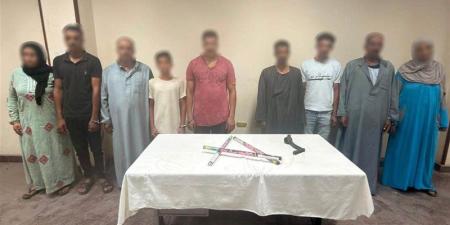 شماريخ وميراث، مشاجرة عائلية تشعل النيران في بالات قش بالشرقية وتنتهي بضبط 11 شخصًا - المدينة برس