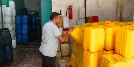 ضبط 2 طن زيت طعام و320 كيلو طحينة وعسل أسود مجهولة المصدر بشبرا الخيمة - المدينة برس
