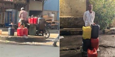 ضبط شخص بتهمة تجميع مواد بترولية لإعادة بيعها بالسوق السوداء في بولاق الدكرور - المدينة برس