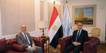 المسلماني يستقبل علاء يوسف قبيل توقيع بروتوكول تعاون بين الوطنية للإعلام وهيئة الاستعلامات - المدينة برس