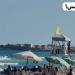 إقبال متوسط على شواطئ الاسكندرية ورفع الرايات الحمراء والصفراء - المدينة برس