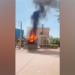 اندلاع حريق في محول كهرباء بعزبة «مصباح» بالغربية - المدينة برس