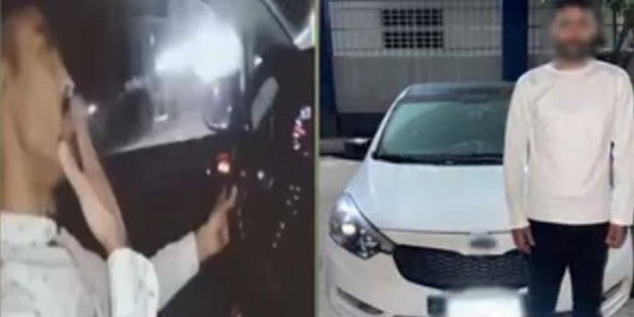 ضبط قائد سيارة قام بتدخين سيجارة حشيش أثناء القيادة ببورسعيد(فيديو) - المدينة برس