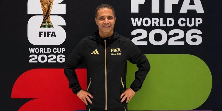 الظهور الـ6، محمود عاشور ضمن طاقم تحكيم مباراة البرتغال وكولومبيا بكأس العالم 2026 - المدينة برس