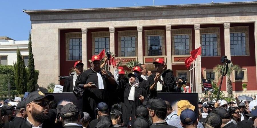 وقفة المحامين أمام البرلمان - بوابة المدينة برس