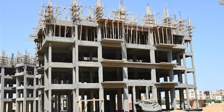 معدلات تنفيذ شقق الإسكان الأخضر بالعبور الجديدة - المدينة برس