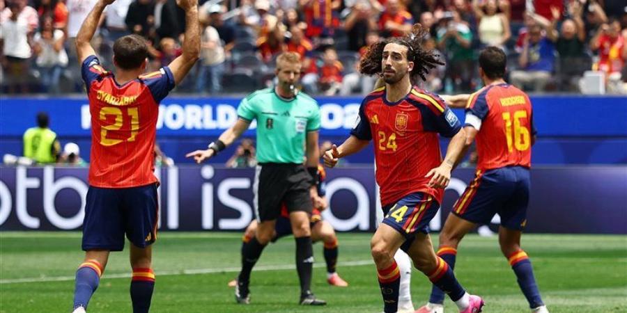 بيدرو بورو يحرز هدف إسبانيا الثاني في شباك النمسا - المدينة برس