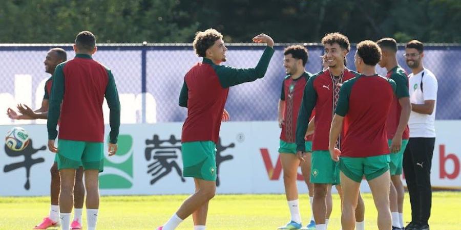 المنتخب يجري آخر تدريب ببوسطن - بوابة المدينة برس