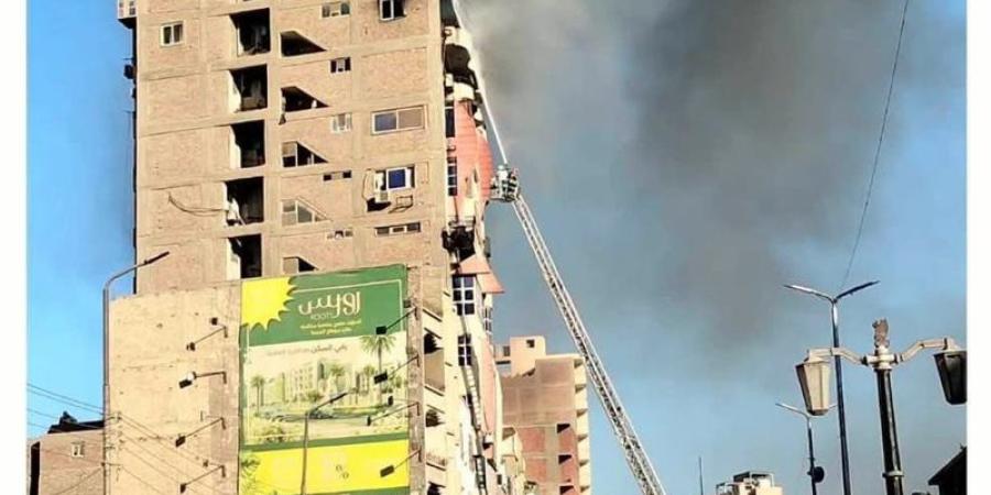 المعمل الجنائي يعاين حريقا نشب في شقة سكنية بمدينة أكتوبر بالجيزة - المدينة برس