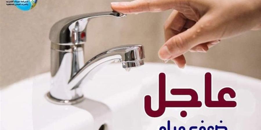 محافظة الدقهلية: تخفيض ضغوط المياه عن مناطق بتمي الأمديد لمدة 6 ساعات - المدينة برس