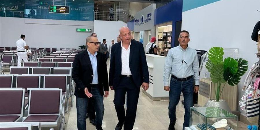 التفتيش الأمني والبيئي يراجع خطط التطوير في مطاري العلمين والإسكندرية - المدينة برس