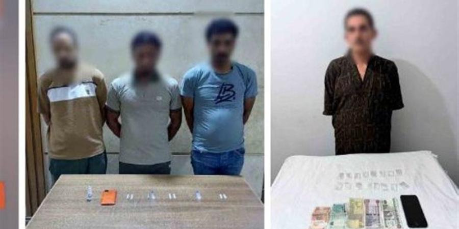 صور صاحبه عشان يفضحه، خلاف على تعاطي المخدرات يسقط 3 مدمنين في قبضة الأمن - المدينة برس