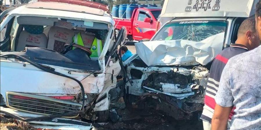 إصابة 8 أشخاص في حادث تصادم على طريق "الشين - قطور" بالغربية (صور) - المدينة برس