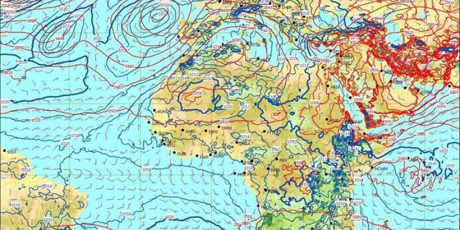 "القبة الحرارية" كلمة السر، الأرصاد تكشف سبب الموجة شديدة الحرارة غرب البحر المتوسط - المدينة برس