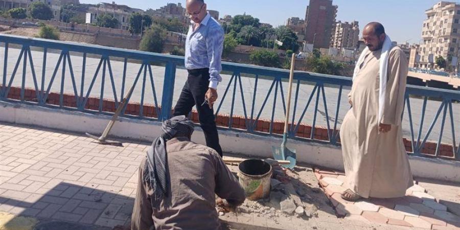 تطوير كورنيش الترعة الابراهيمية وتكثيف حملات النظافة بشرق أسيوط - المدينة برس