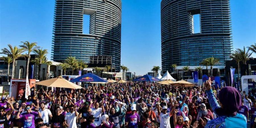 العلمين الجديدة تشهد انطلاق ماراثون 10k Race the Coast بمشاركة 1000 متسابق - المدينة برس
